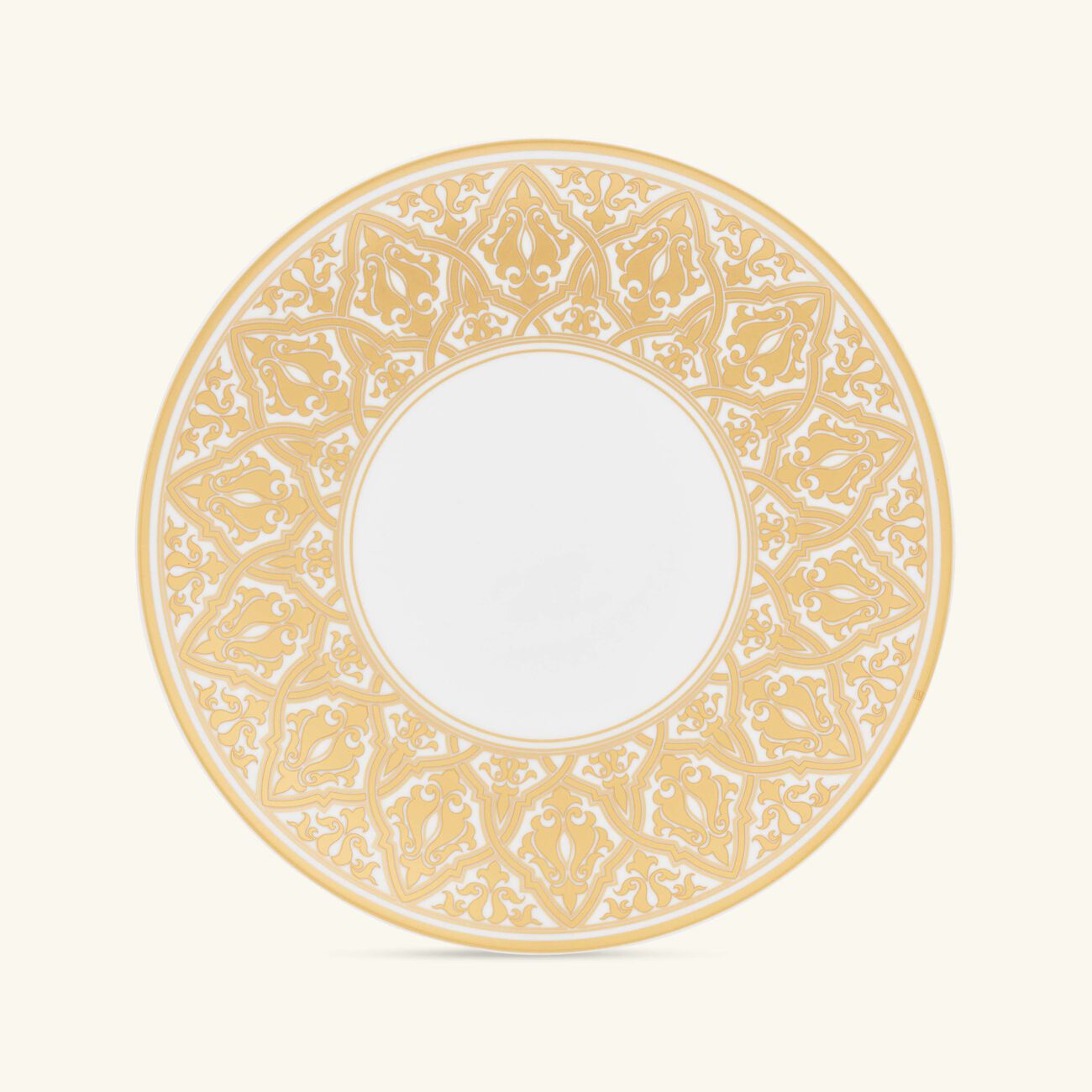 bernardaud venise dinner plate round gold 27cm
