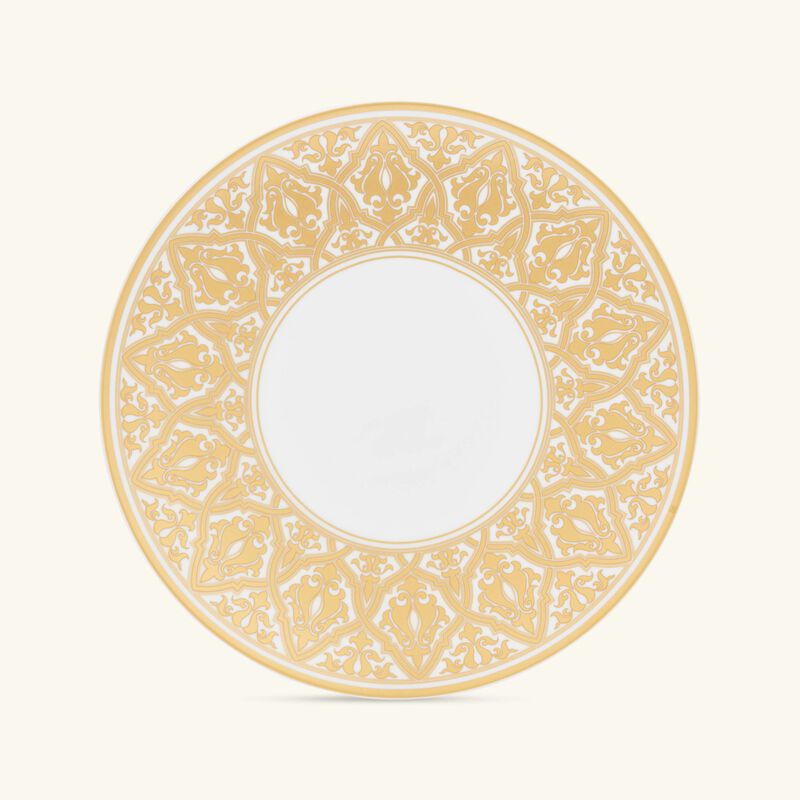 bernardaud venise dinner plate round gold 27cm
