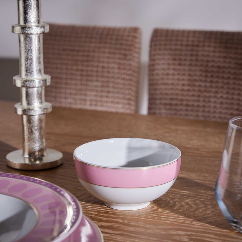 rosenthal signum rose bowl pink 12cm