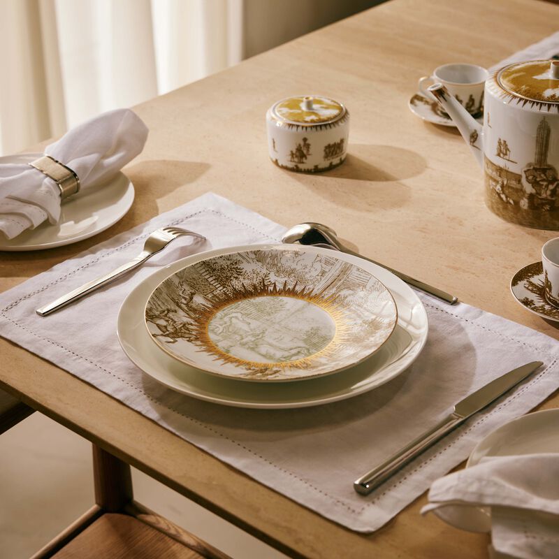 bernardaud versailles enchante salad plate round gold 21cm