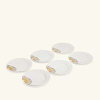dimlaj qamar desert plate white 19cm set of 6