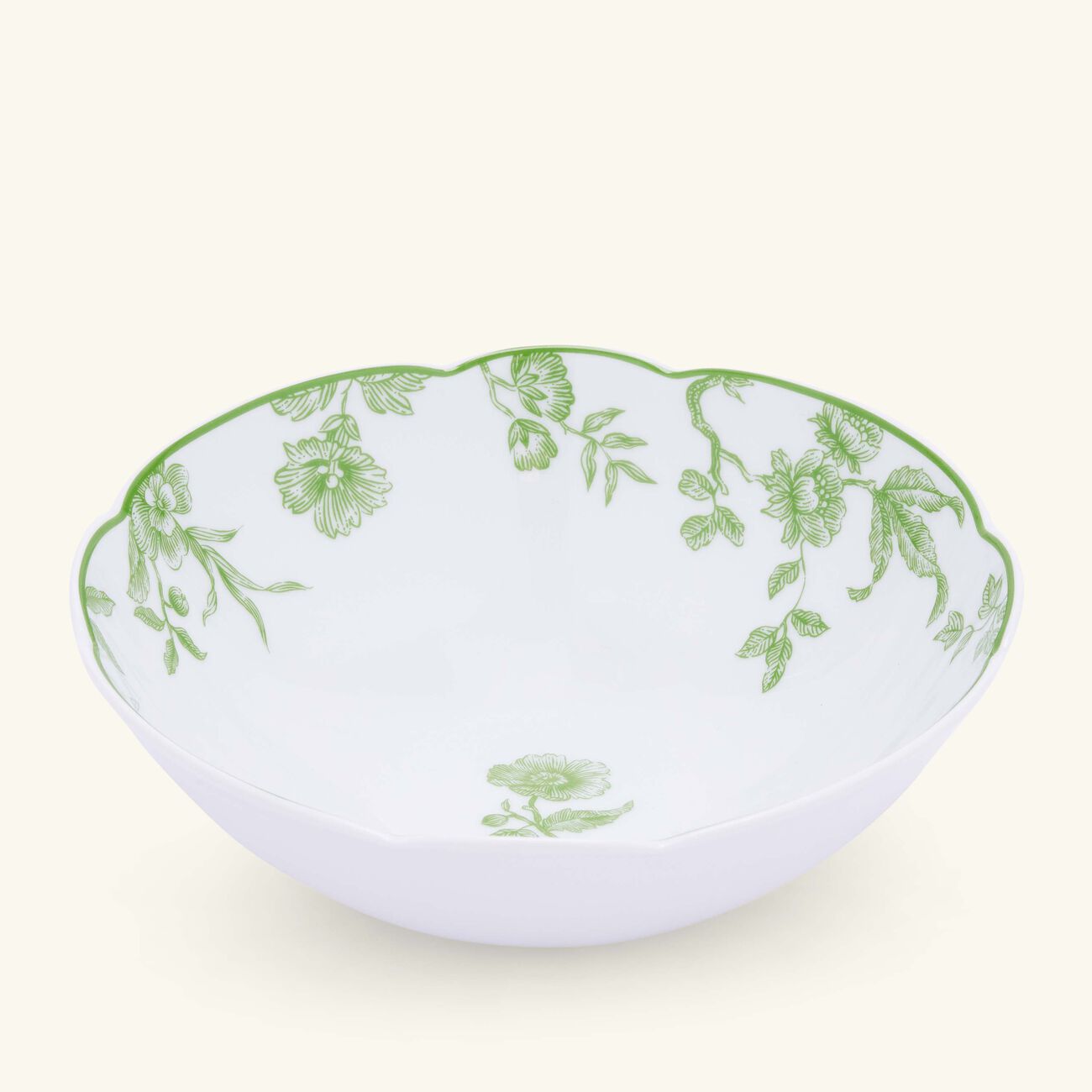 bernardaud albertine cereal bowl green 16cm