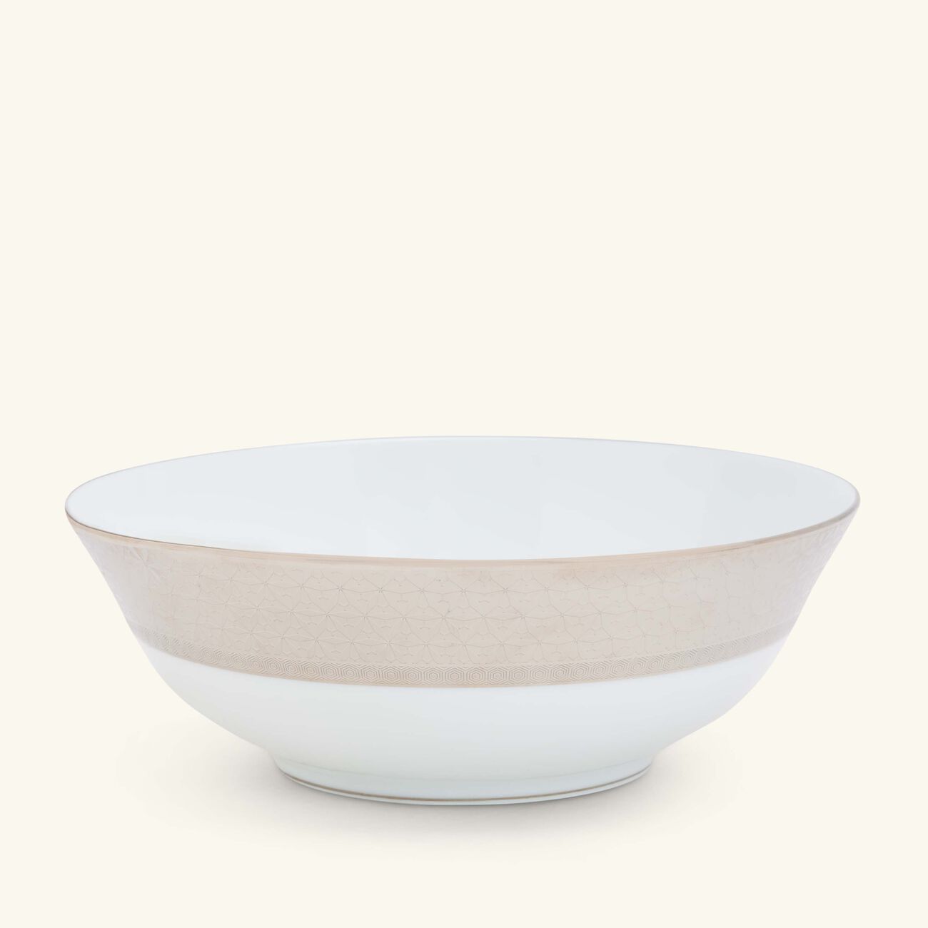 bernardaud divine salad bowl silver