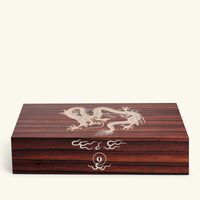 elie bleu dragon cigar humidor brown