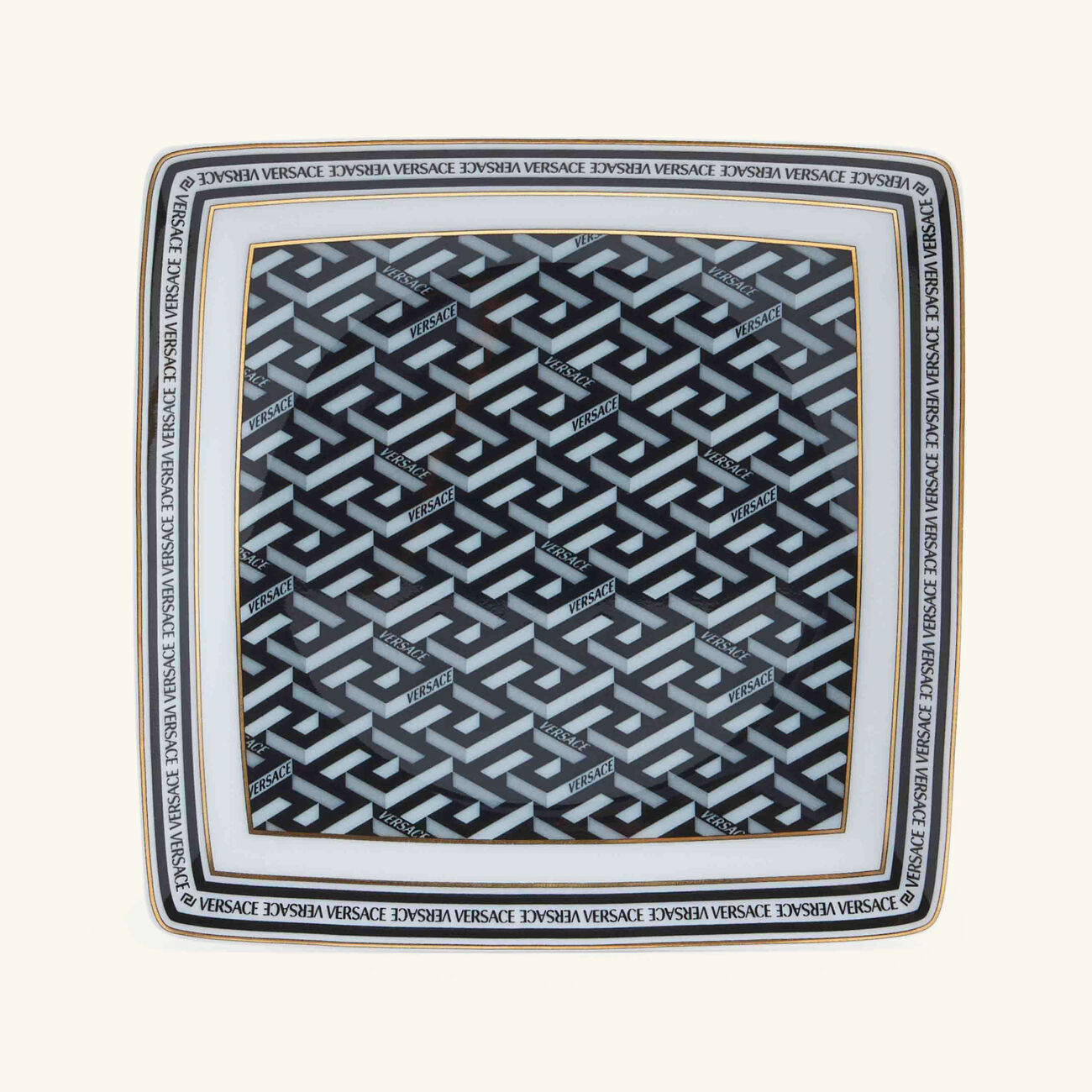 versace la greca trinket tray square