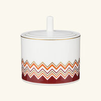 missoni home iconic sugar pot multicolor