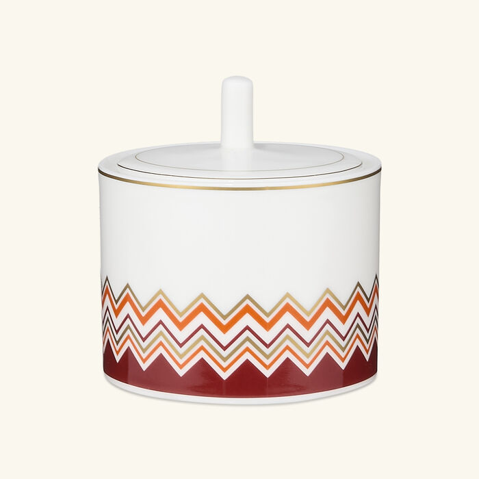 missoni home iconic sugar pot multicolor