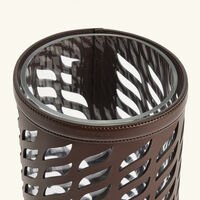etro drill vase medium brown