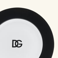 dolce gabbana casa dg logo charger plate round 31cm