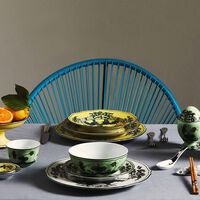 ginori 1735 oriente italiano fruit stand yellow