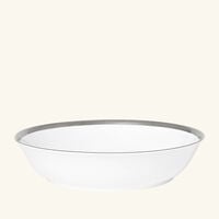 Maille Platine Serving Bowl White 24cm bernardaud maille platine serving bowl white 24cm