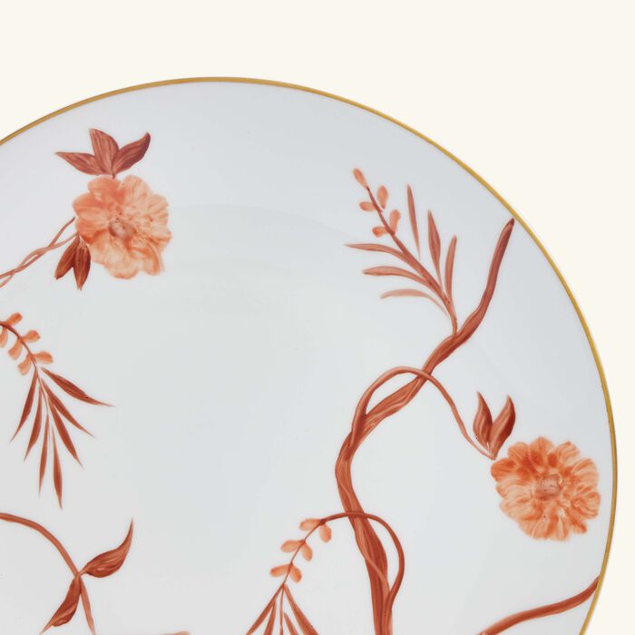 marie daage bouquet de vie orange dinner plate round orange 26cm