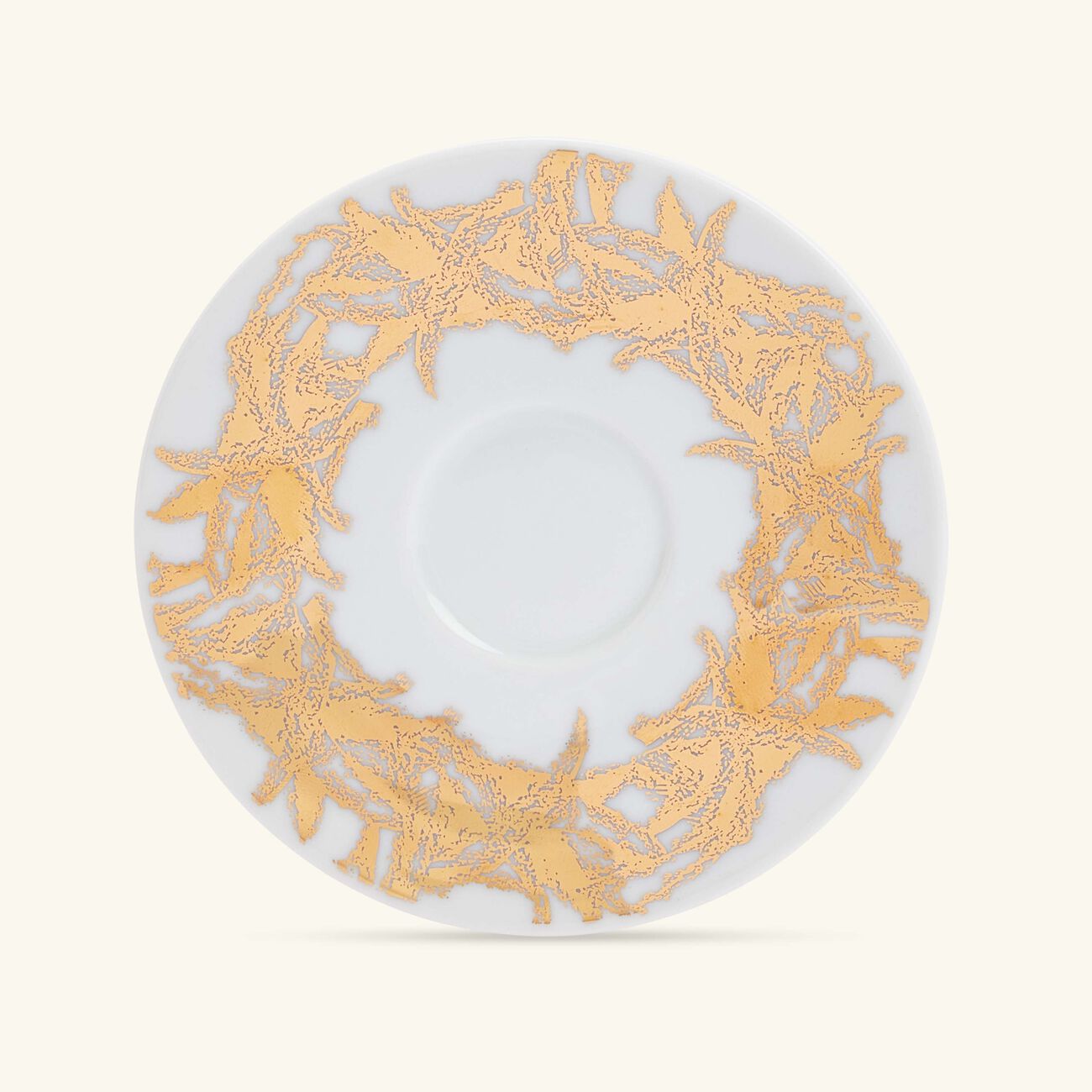 Tamrah by Razan Alazzouni Palm Arabic Tea Cup & Saucer Gold Set of 2 silsal tamrah by razan alazzouni palm arabic tea cup saucer gold set of 2