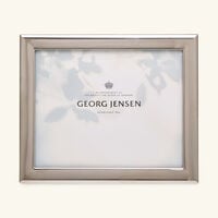 جورج جنسن إطار الصور مودرن فضي كبير