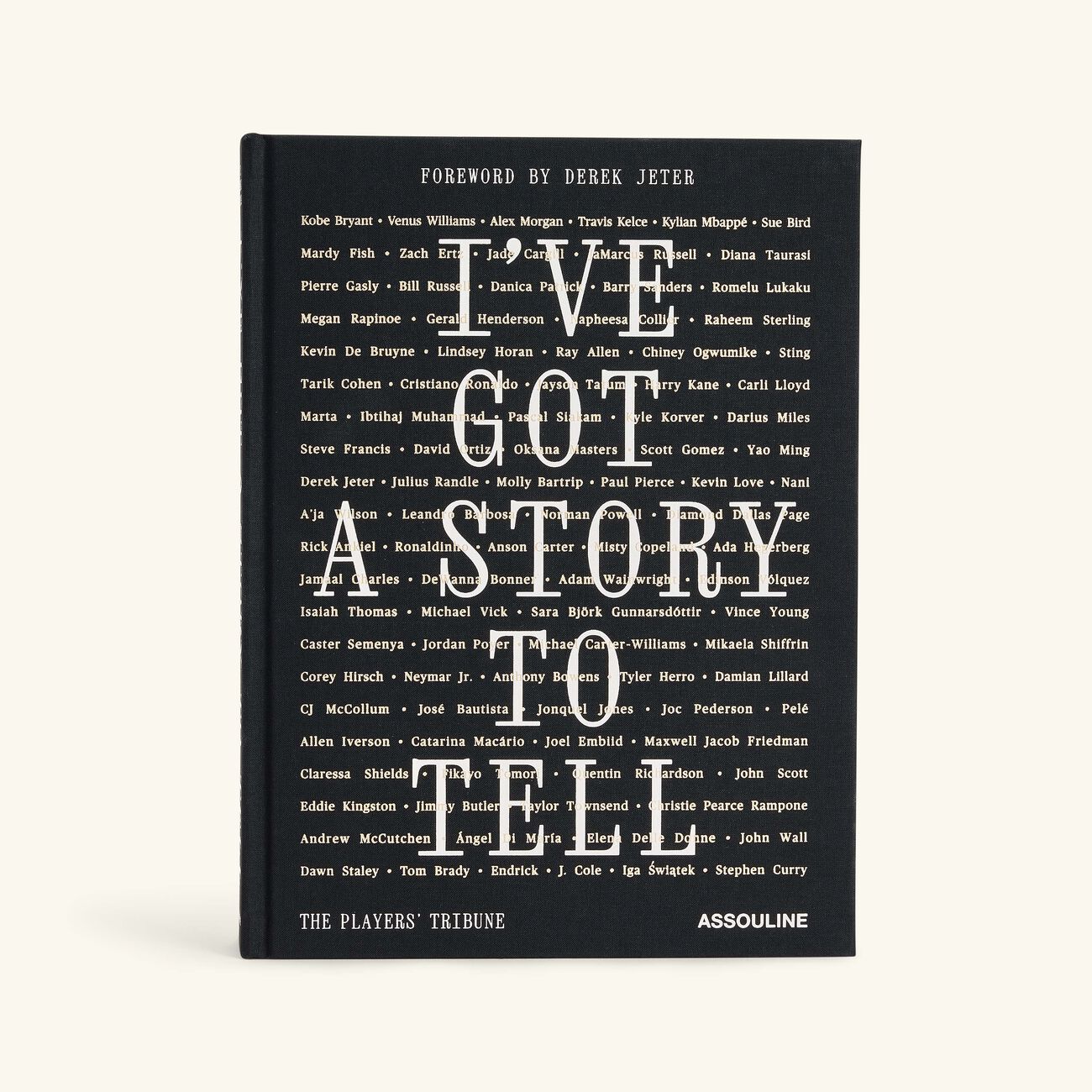 assouline the players tribune i ve got a story to tell book 33x25cm