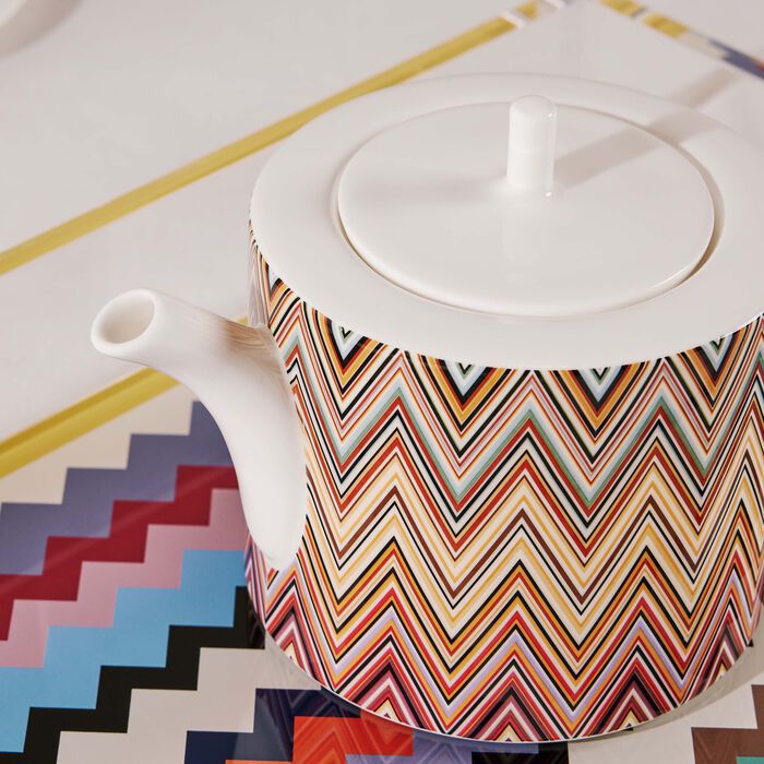 missoni home zigzag tea pot