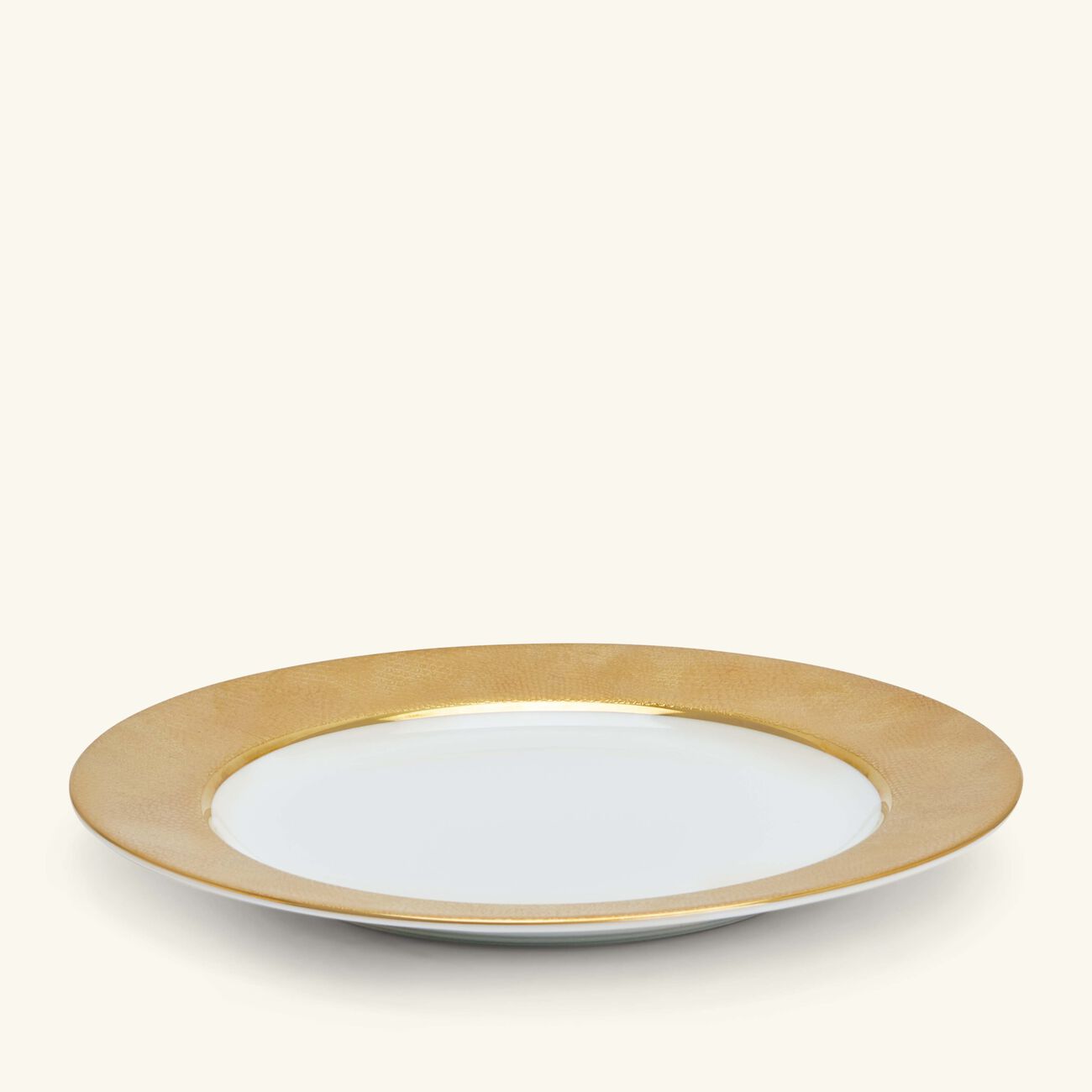 bernardaud sauvage blanc salad plate round gold 21cm