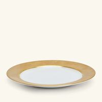 bernardaud sauvage blanc salad plate round gold 21cm