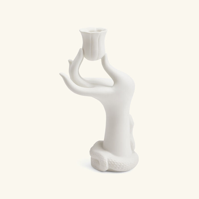 jonathan adler eve candle holder white