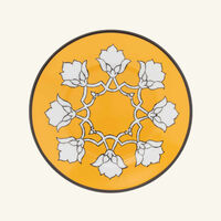 pinto paris jaipur bread plate round yellow 15cm