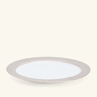 bernardaud divine serving platter oval grey 38cm