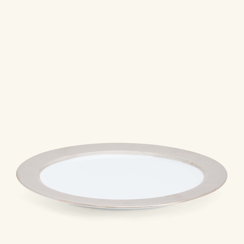 bernardaud divine serving platter oval grey 38cm