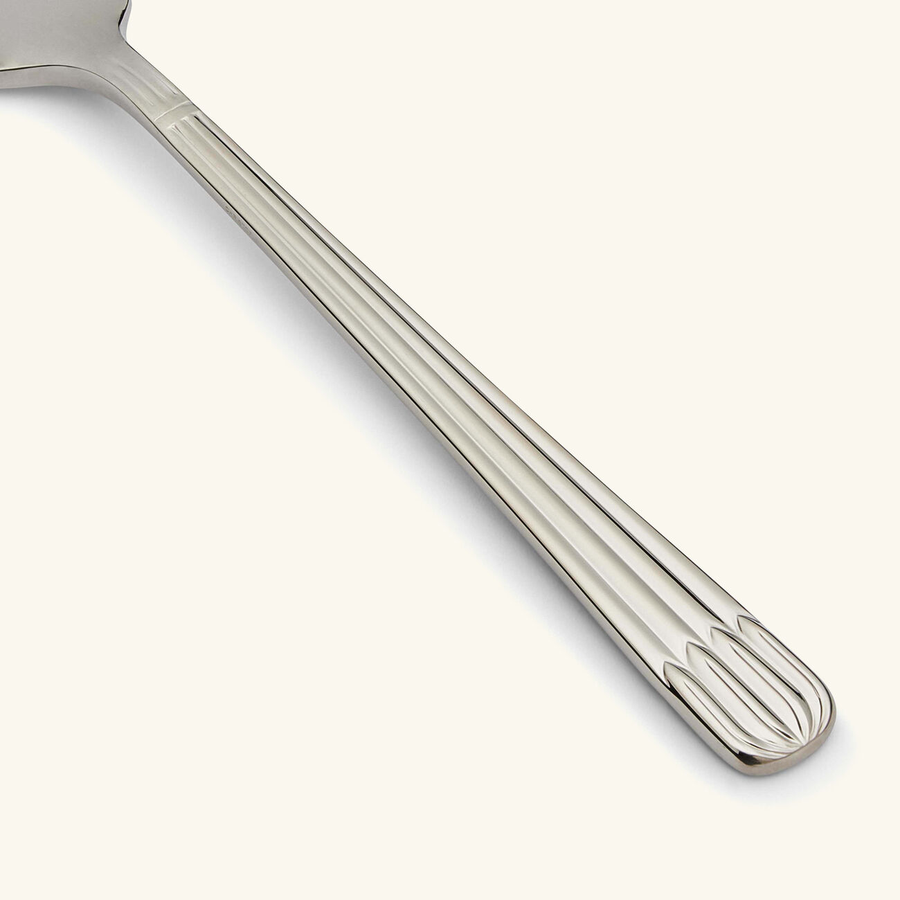 christofle osiris serving fork stainless steel