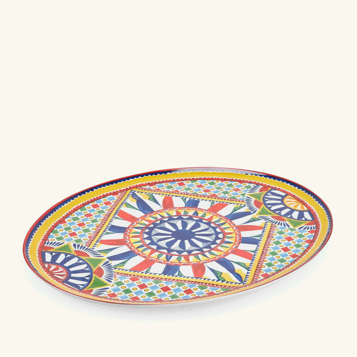 dolce gabbana casa carretto platter oval 45cm