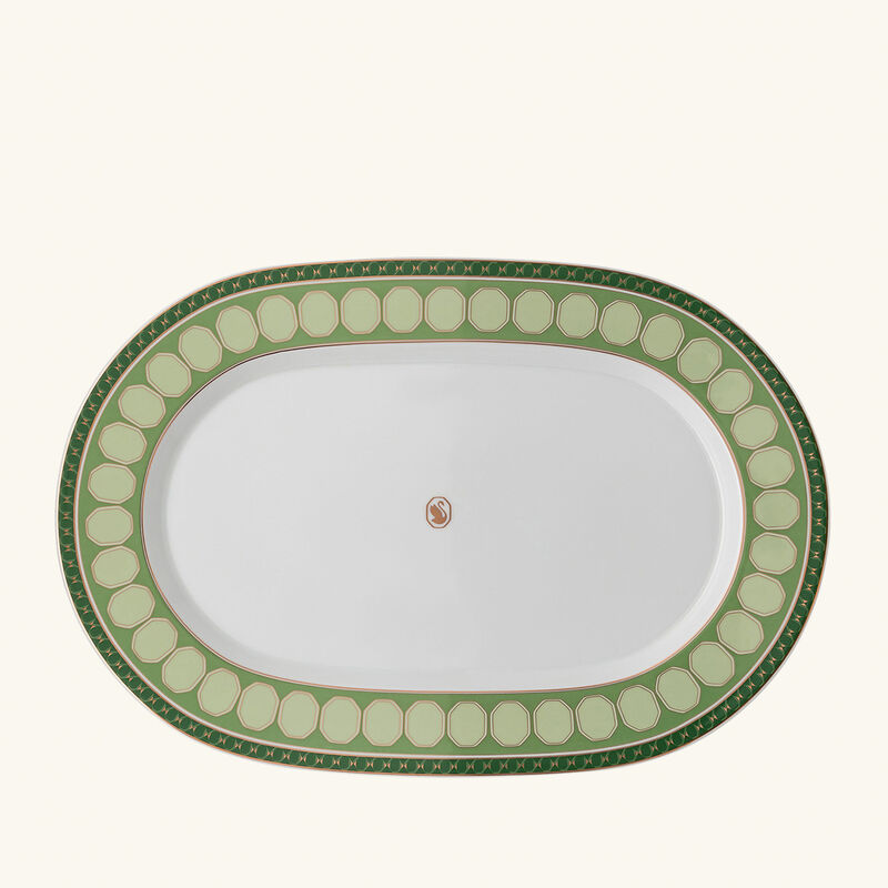 rosenthal signum fern serving platter green 26cm