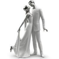 Happy Anniversary Couple Figurine, small