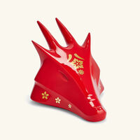 منحوتة التنين صغيرة حمراء لادرو منحوتة التنين صغيرة حمراء