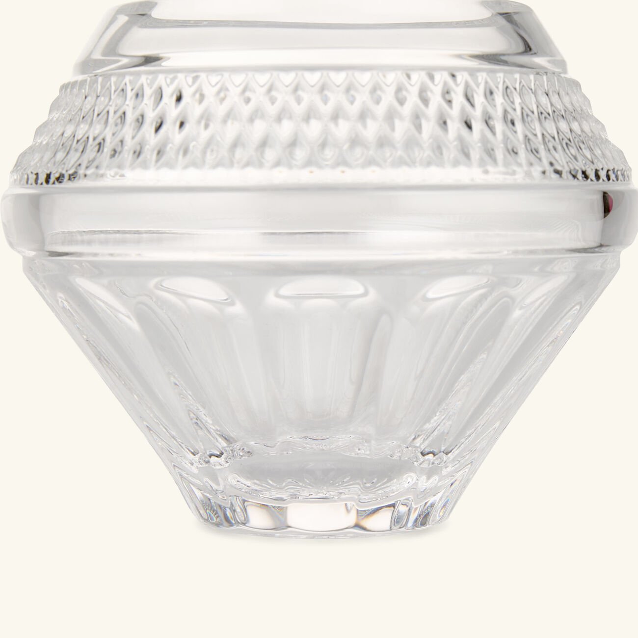 waterford mastercraft copper coast rose vase bowl small clear