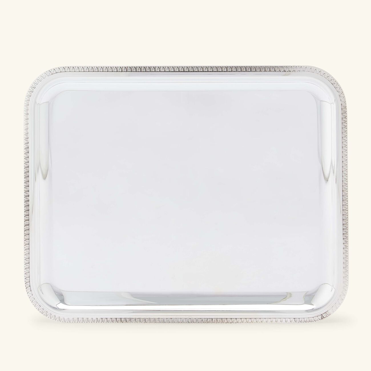 christofle malmaison serving tray rectangular medium silver plated