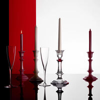 baccarat harcourt candle holder red