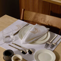 catherine denoual fairy moon napkin white