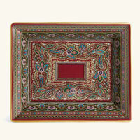 etro cachemire trinket tray rectangular small red