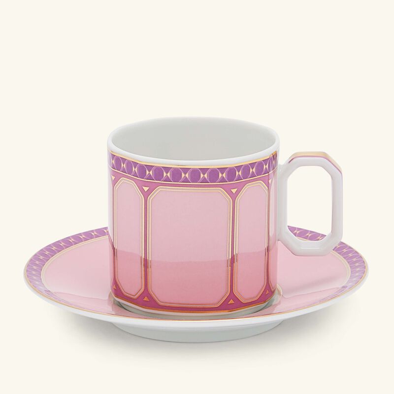 rosenthal signum rose coffee cup saucer pink