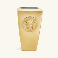 versace medusa vase small gold
