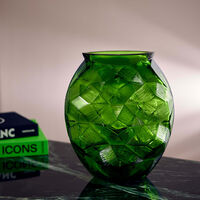 lalique tortue vase medium green