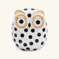 fornasetti civetta impallinata jar white