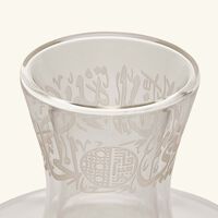 دملاج طقم  ثلث  المؤلف من 6 فناجين للشاي مع صحونها بتصميم شفاف