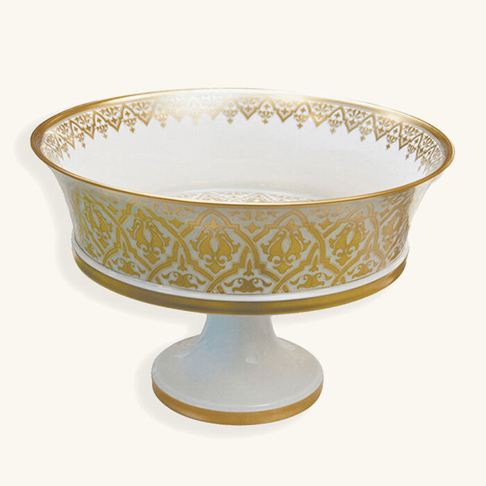 bernardaud venise cake stand gold