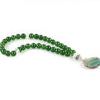 Masbaha Aventurine, Rock-Crystal, Tourmalined Quartz, Banded Agate. Masbaha Aventurine, Rock-Crystal, Tourmalined Quartz, Banded Agate., small