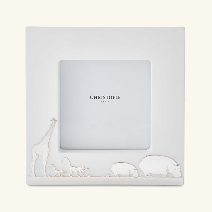 christofle savane picture frame silver plated 22x22cm