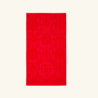 dolce gabbana casa cotton towels red set of 5