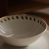 bernardaud constance bowl round green