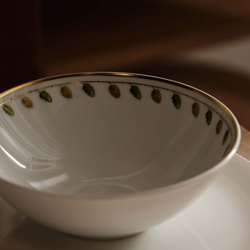 bernardaud constance bowl round green