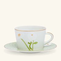 Praiana Tea Cup & Saucer Green bernardaud praiana tea cup saucer green