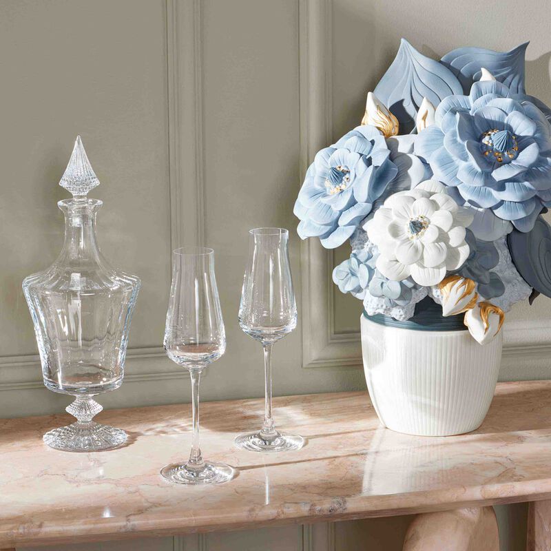 Vase with Flowers Large Blue lladro vase with flowers large blue