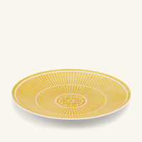 christofle malmaison riviera dessert plate round yellow 21 cm
